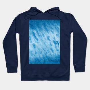 Blue watercolor abstract painting Hoodie